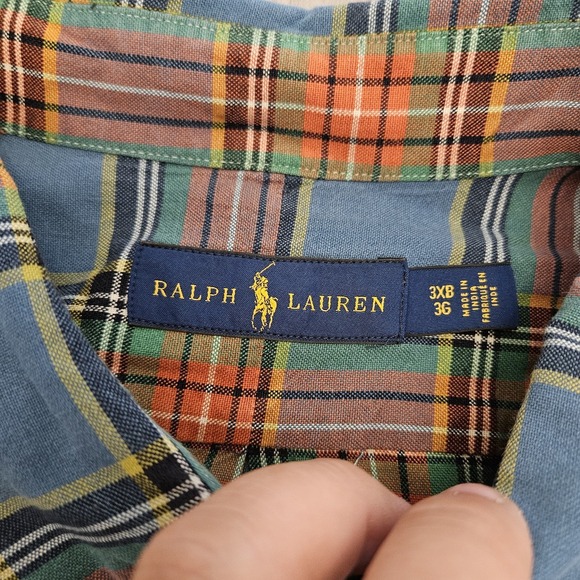 Polo Ralph Lauren Men's Plaid Long Sleeve Button Down Shirt Size 3XL Pony XXXL - Picture 3 of 9